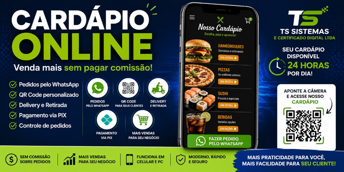 Cardápio Online para Restaurantes: Venda Mais com Pedidos pelo WhatsApp e QR Code